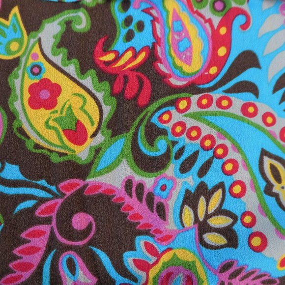 Lucy Love Romper Retro Paisley Wild Sleeveless M - Picture 5 of 7